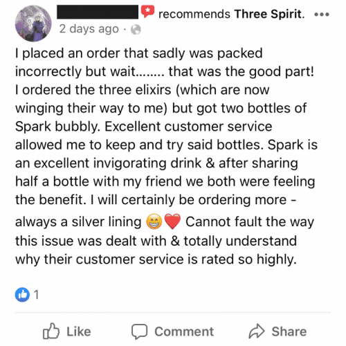 Three spirit review
